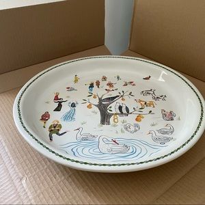Large Twelve Days of Christmas Platter by Juliska
